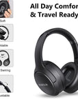 Hybrid Active Noise Cancelling Wireless Bluetooth Headphones