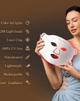 7 Colors LED Light Therapy Facial Mask